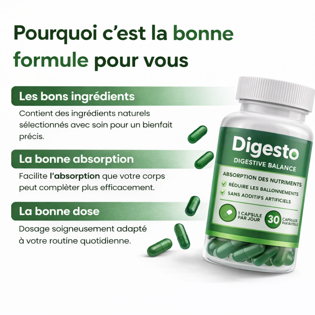 Digesto™ | Confort digestif naturel au quotidien